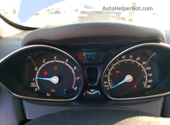 3FADP4EJ3KM116191 2019 FORD FIESTA Silver Vista del cuadro de instrumentos