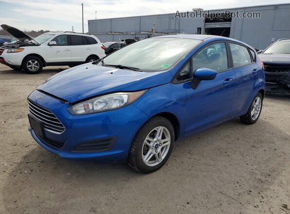 3FADP4EJ3KM161955 2019 FORD FIESTA Синий Передняя левая четверть