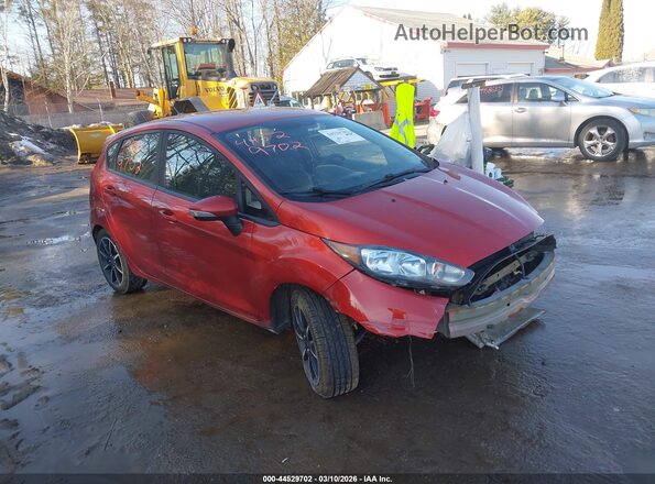 3FADP4EJ4JM141650 2018 FORD FIESTA Бордовый Передняя правая четверть