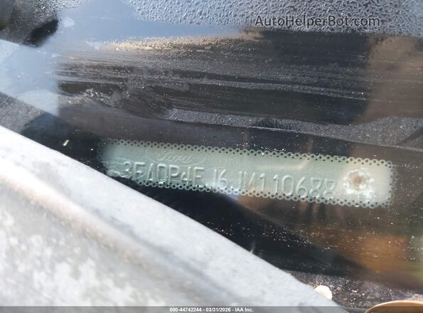 3FADP4EJ6JM110688 2018 FORD FIESTA Черный Вид подкапотного пространства