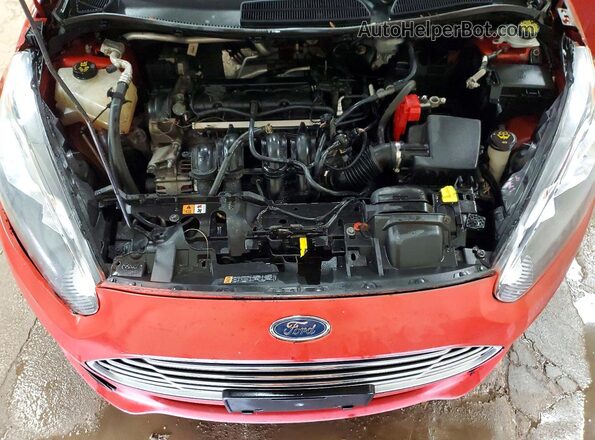 3FADP4EJ7JM104222 2018 FORD FIESTA Оранжевый Вид подкапотного пространства
