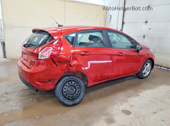 3FADP4EJ7JM104222 2018 FORD FIESTA Оранжевый Задняя правая четверть