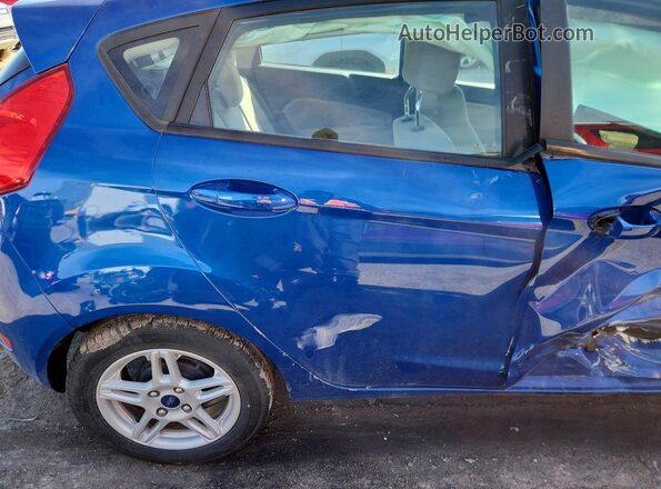 3FADP4EJ7KM114945 2019 FORD FIESTA Blue Вид задніх сидінь