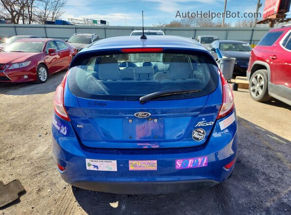 3FADP4EJ7KM114945 2019 FORD FIESTA Blue Вид ззаду