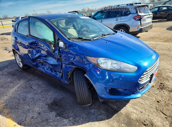 3FADP4EJ7KM114945 2019 FORD FIESTA Blue Передня права чверть
