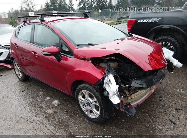 3FADP4EJ8GM139604 2016 FORD FIESTA Красный Передняя правая четверть
