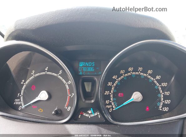 3FADP4EJ8GM165331 2016 FORD FIESTA Белый Вид задних сидений