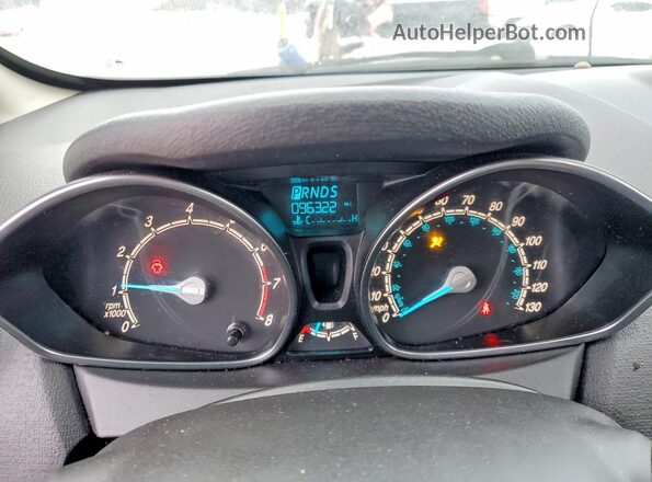 3FADP4EJ8JM110594 2018 FORD FIESTA Серебряный Вид щитка приборов