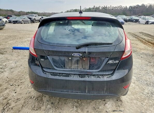 3FADP4EJ9JM105839 2018 FORD FIESTA Черный Вид сзади