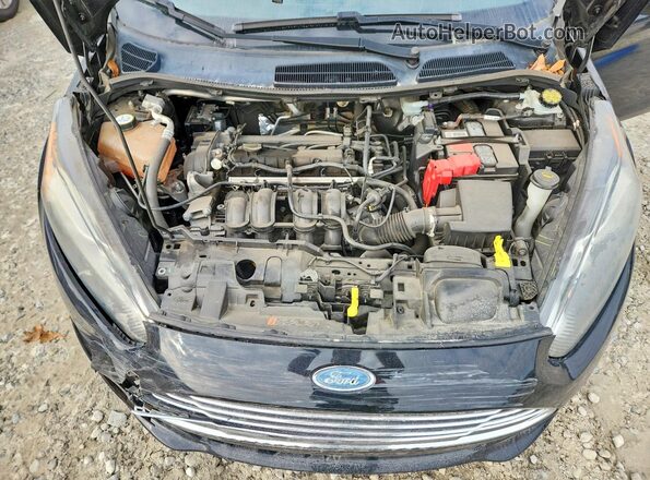 3FADP4EJ9JM105839 2018 FORD FIESTA Черный Вид задней части салона