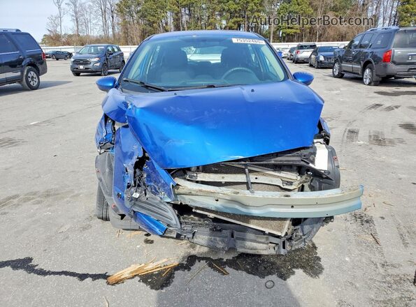 3FADP4EJ9KM107480 2019 FORD FIESTA Blue Widok z przodu