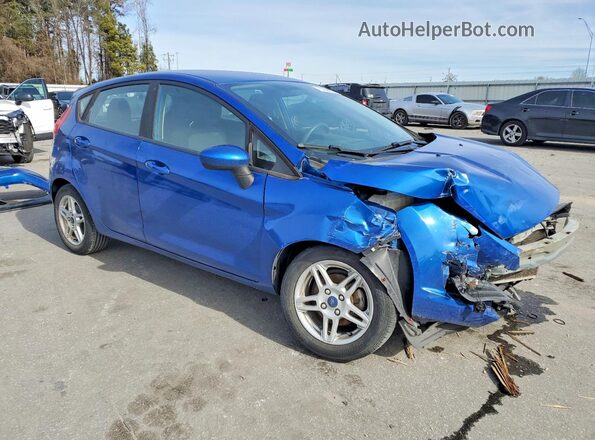 3FADP4EJ9KM107480 2019 FORD FIESTA Blue Przód prawy