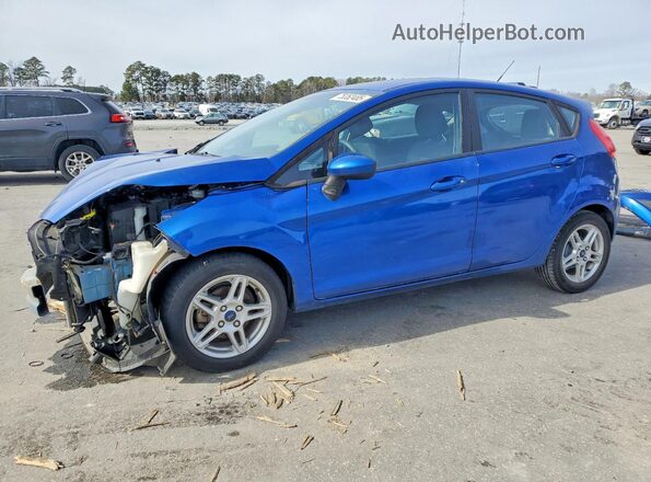 3FADP4EJ9KM107480 2019 FORD FIESTA Blue Przód lewy