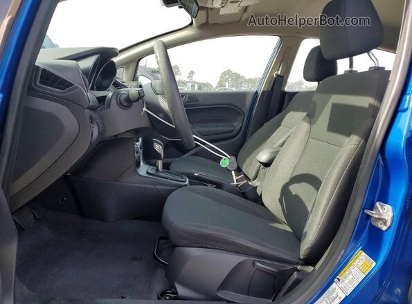 3FADP4EJ9KM107480 2019 FORD FIESTA Blue Widok wnętrza z przodu