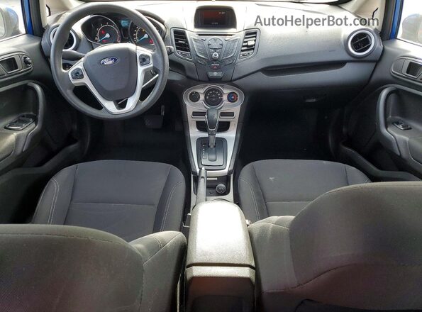 3FADP4EJ9KM107480 2019 FORD FIESTA Blue Widok deski rozdzielczej
