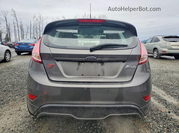 3FADP4GX6HM139734 2017 FORD FIESTA Gray Вид ззаду