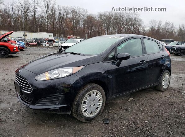 3FADP4TJ0HM162797 2017 FORD FIESTA Черный Передняя левая четверть