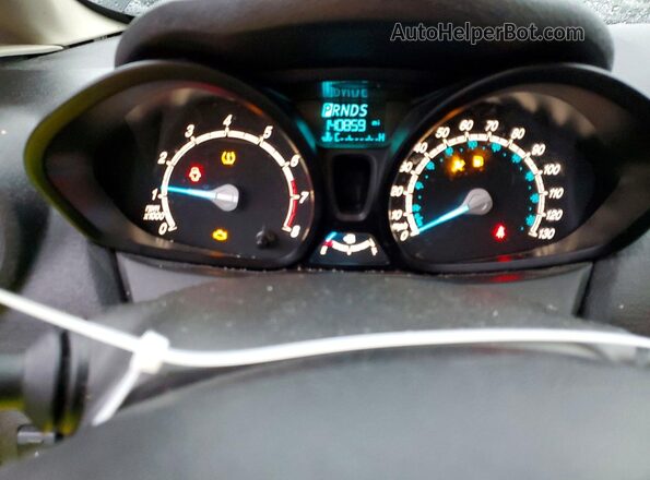3FADP4TJ0HM162797 2017 FORD FIESTA Черный Вид щитка приборов