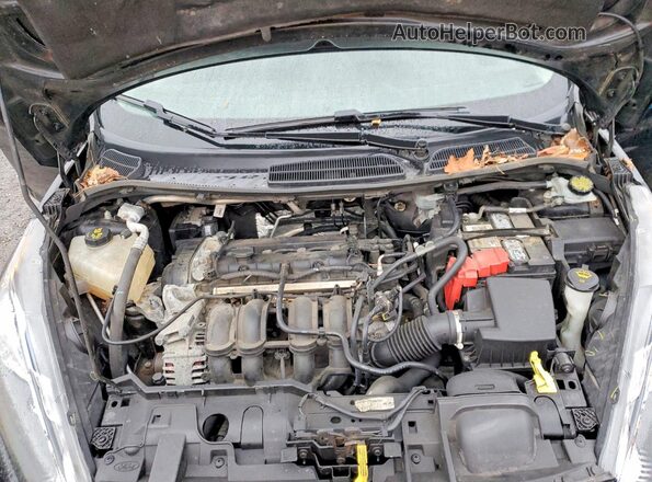 3FADP4TJ0HM162797 2017 FORD FIESTA Черный Вид задней части салона