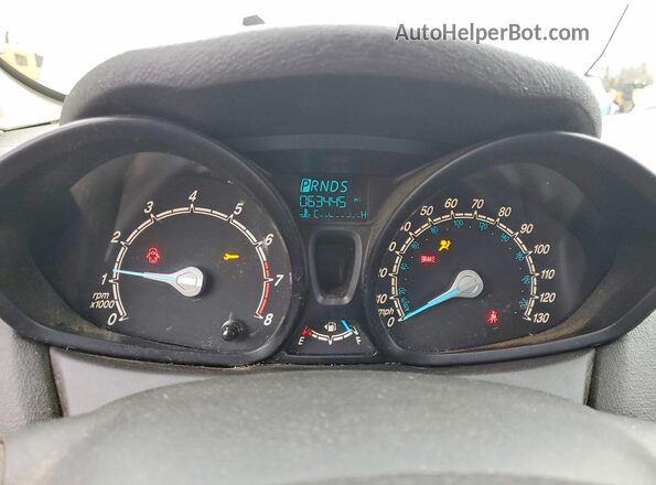 3FADP4TJ6GM105678 2016 FORD FIESTA Серебряный Вид щитка приборов