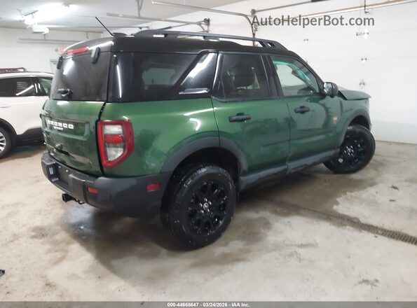 3FMCR9DA1SRF61753 2025 FORD BRONCO SPORT Green Tył prawy