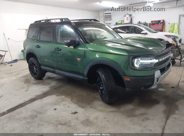 3FMCR9DA1SRF61753 2025 FORD BRONCO SPORT Green Przód prawy