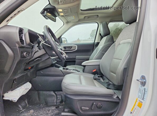 3FMCR9DA3SRE10980 2025 FORD BRONCO White Widok wnętrza z przodu