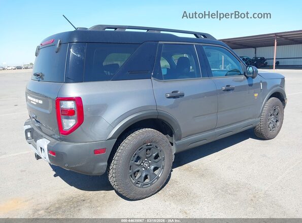 3FMCR9DA3SRF10206 2025 FORD BRONCO SPORT Серый Задняя правая четверть