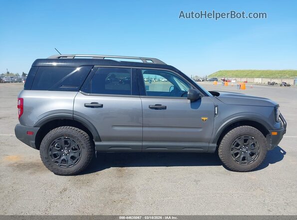 3FMCR9DA3SRF10206 2025 FORD BRONCO SPORT Серый Вид задней части салона
