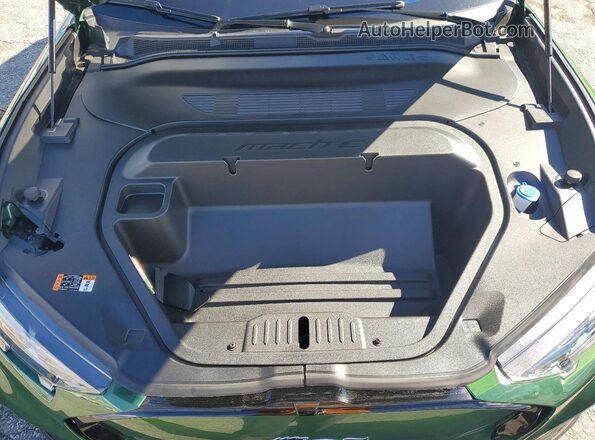 3FMTK3R7XSMA36489 2025 FORD MUSTANG MACH-E PREMI Green Widok wnętrza z tyłu