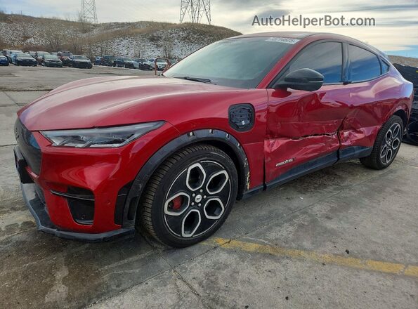 3FMTK4SE8MME01043 2021 FORD MUSTANG Красный Передняя левая четверть