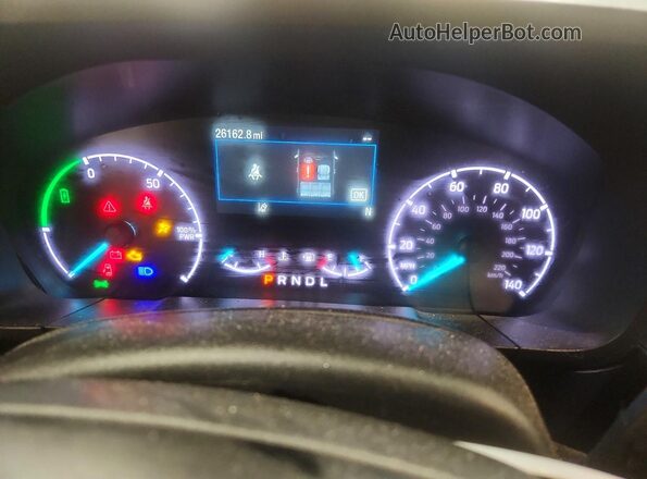 3FTTW8H35RRA76108 2024 FORD MAVERICK Синий Вид щитка приборов
