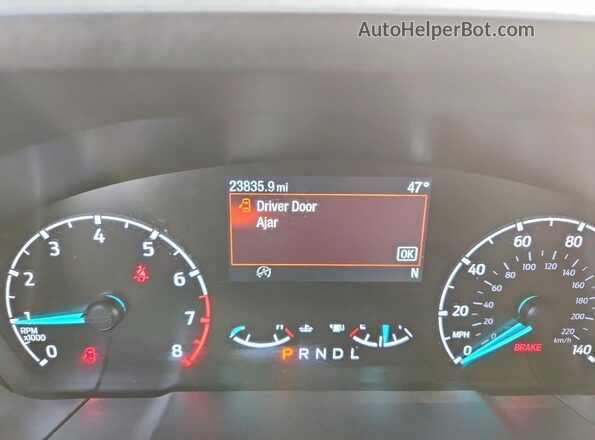 3FTTW8J91RRA30256 2024 FORD MAVERICK Black Instrument cluster view