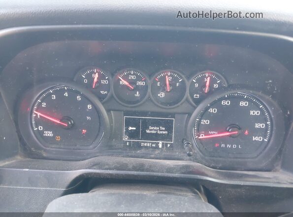 3GCNWAEHXKG246285 2019 CHEVROLET SILVERADO White Widok tylnych siedzeń
