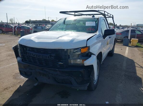 3GCNWAEHXKG246285 2019 CHEVROLET SILVERADO White Przód lewy