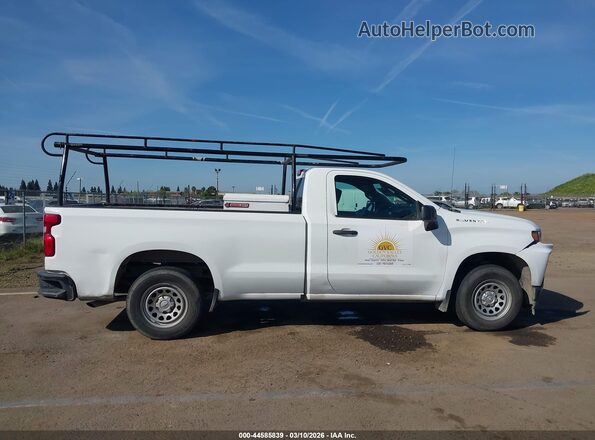 3GCNWAEHXKG246285 2019 CHEVROLET SILVERADO White Widok wnętrza z tyłu