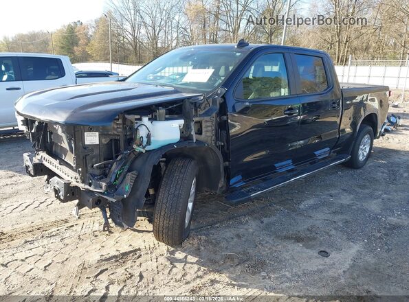 3GCPACED9RG169791 2024 CHEVROLET SILVERADO Black წინა მარცხენა ხედი სამი მეოთხედიდან