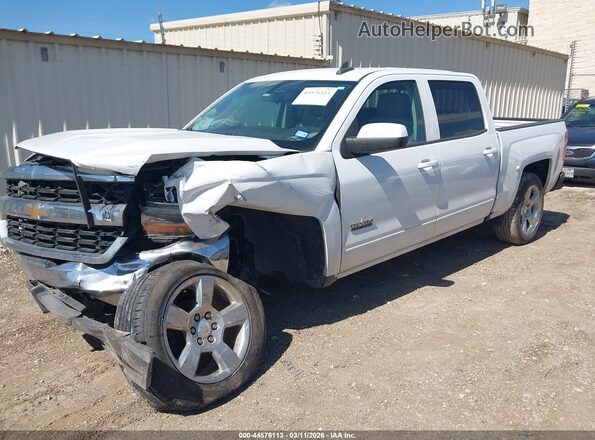 3GCPCREC8JG448819 2018 CHEVROLET SILVERADO White Առջևի ձախ երեք քառորդ տեսարան