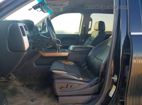 3GCPCSEC6HG202644 2017 CHEVROLET SILVERADO Черный Вид салона спереди
