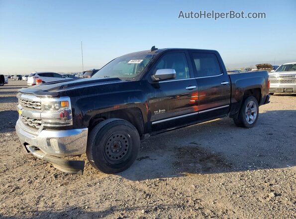 3GCPCSEC6HG202644 2017 CHEVROLET SILVERADO Черный Передняя левая четверть
