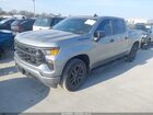 2024 Chevrolet Silverado 1500 4wd  Short Bed Custom Silver vin: 3GCPDBEK6RG289175