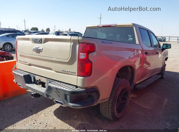 3GCPDCED6NG639843 2022 CHEVROLET SILVERADO Бежевый Задняя правая четверть