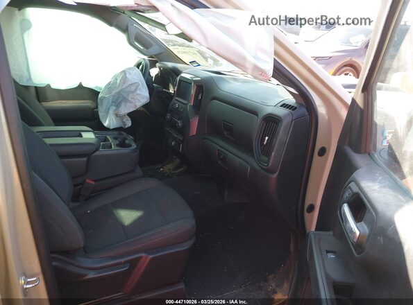 3GCPDCED6NG639843 2022 CHEVROLET SILVERADO Бежевый Вид салона спереди