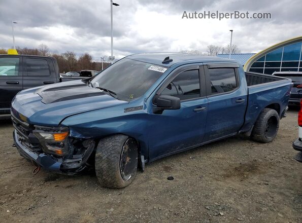 3GCPDCEK5RG309230 2024 CHEVROLET SILVERADO Синий Передняя левая четверть