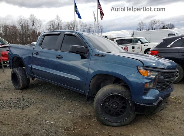 3GCPDCEK5RG309230 2024 CHEVROLET SILVERADO Синий Передняя правая четверть
