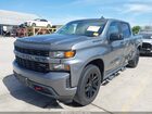2021 Chevrolet Silverado 1500 2wd  Short Bed Custom Серый vin: 3GCPWBEH2MG186052