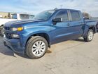 2021 Chevrolet Silverado C1500 Custom Blue vin: 3GCPWBEK0MG388318