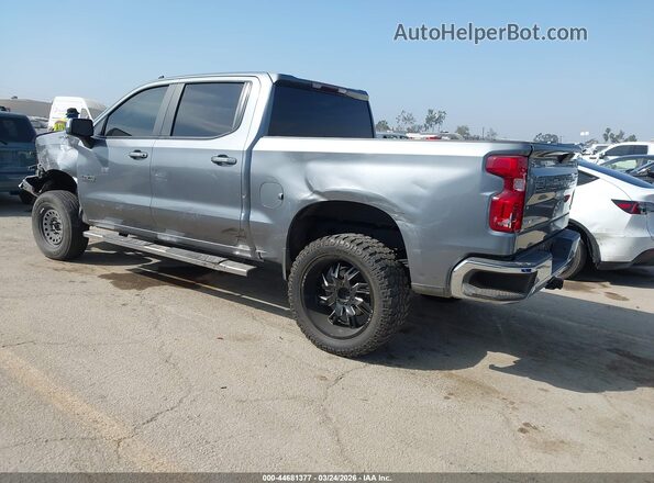 3GCPWCED6KG186717 2019 CHEVROLET SILVERADO Серый Задняя левая четверть