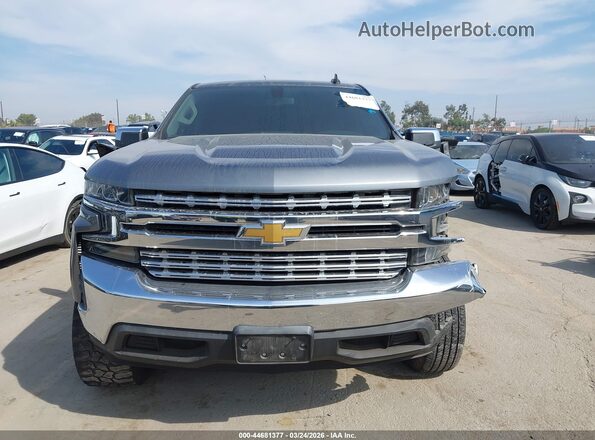 3GCPWCED6KG186717 2019 CHEVROLET SILVERADO Серый Вид щитка приборов