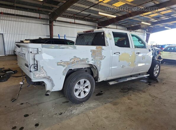 3GCPWCEK6KG125625 2019 CHEVROLET SILVERADO Белый Задняя правая четверть